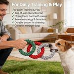 Braided Cotton Rope Dog Toy – Tug and Dental Cleaning Toy