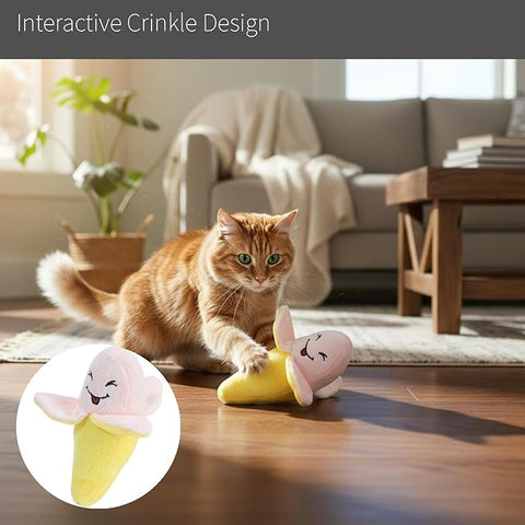 Crinkle Sound Pet Toy – Lightweight Interactive Toy for Dogs and Cats